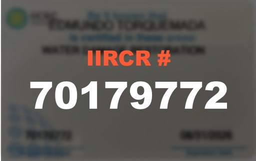 IICRC Water Damage Restoration Certification