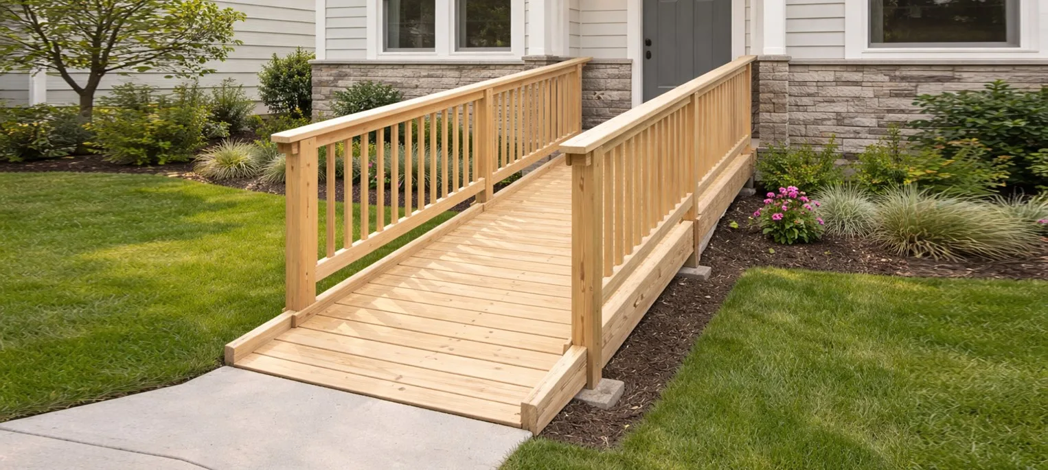 Access ramp installation for residential homes in the DFW Metroplex
