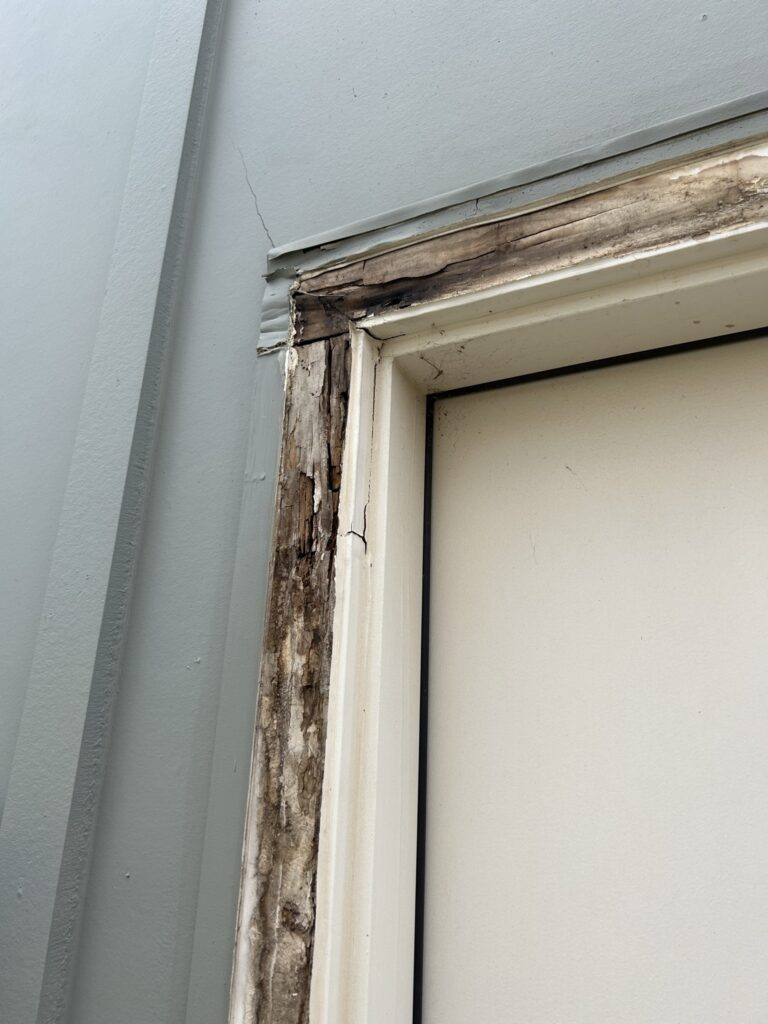 ServiceBeaver technician repairing a door in Keller Texas