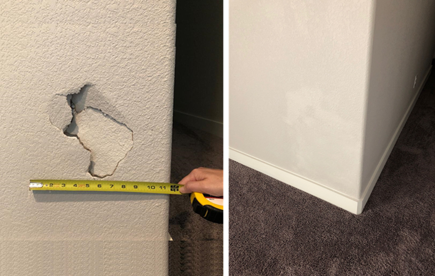 ServiceBeaver professional drywall repair in Keller and DFW Texas